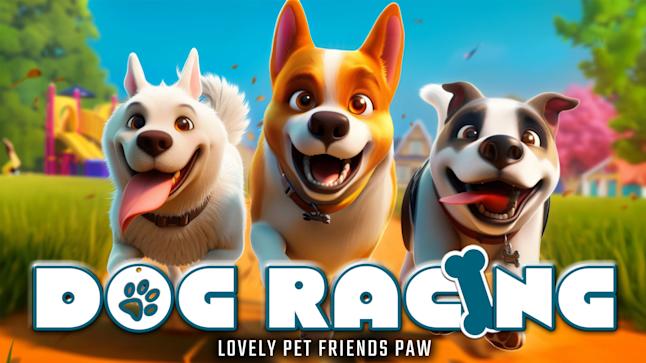 DOG RACING - LOVELY PET FRIENDS PAW