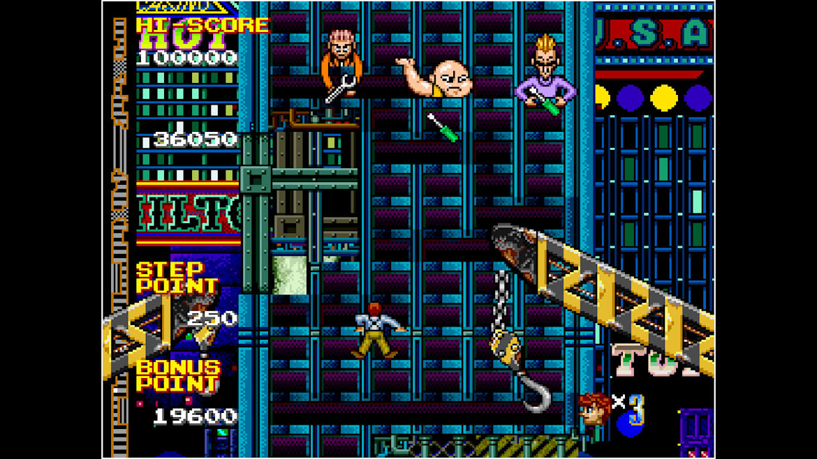 街机博物馆：疯狂爬梯者 2-Arcade Archives: CRAZY CLIMBER2  -游戏截图-好玩客