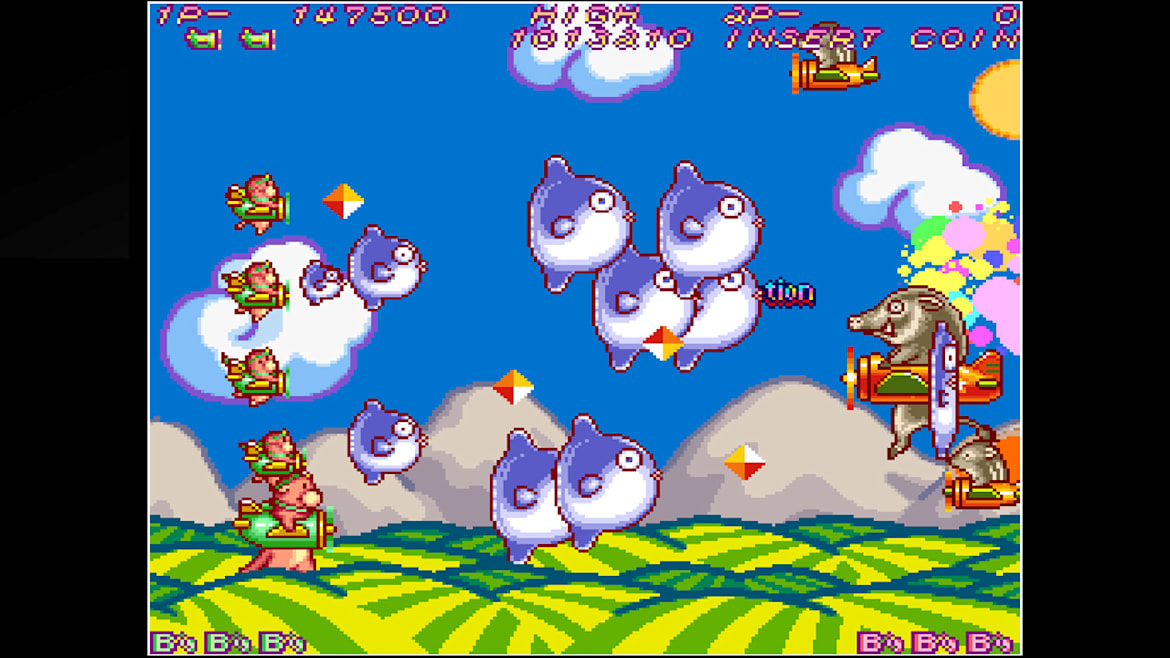 街机博物馆：快乐射击手-Arcade Archives: Hacha Mecha Fighter-游戏截图-好玩客