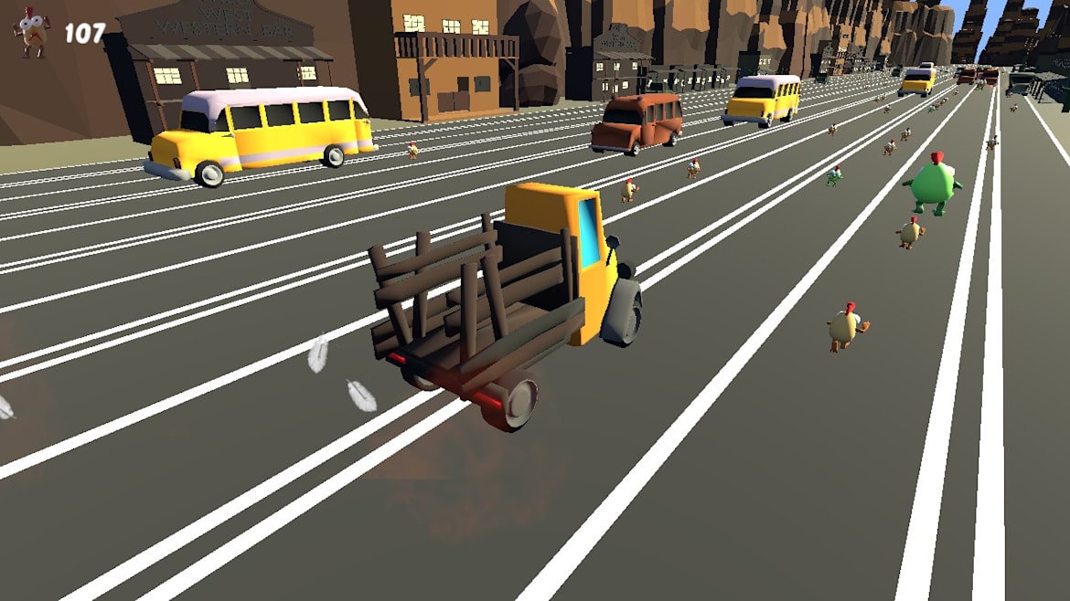 路上的小鸡-Chickens on the Road-游戏截图-好玩客