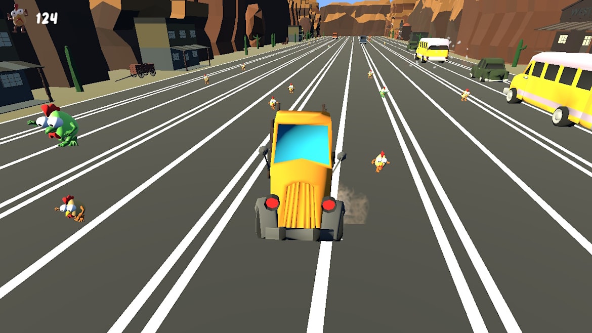 路上的小鸡-Chickens on the Road-游戏截图-好玩客