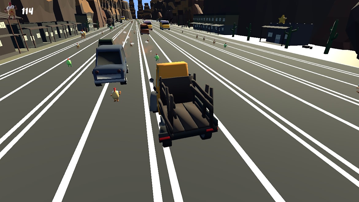 路上的小鸡-Chickens on the Road-游戏截图-好玩客