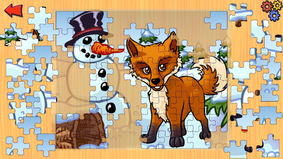 儿童和幼儿的有趣农场动物拼图游戏 -Funny Farm Animal Jigsaw Puzzle Game for Kids and Toddlers-游戏截图-好玩游戏库