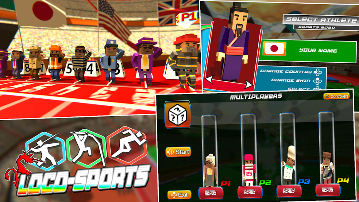 三环运动会-LocO-SportS-游戏截图-好玩游戏库