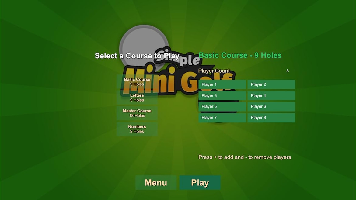简单的迷你高尔夫-Simple Mini Golf -游戏截图-好玩游戏库