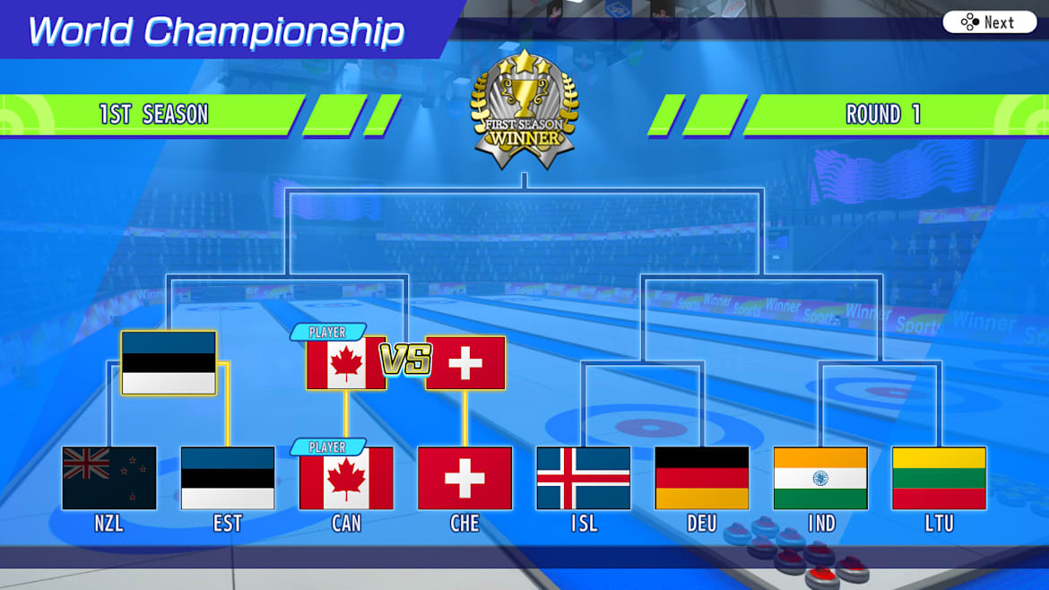 每个人都在卷曲-Let’s Play Curling!!-游戏截图-好玩游戏库