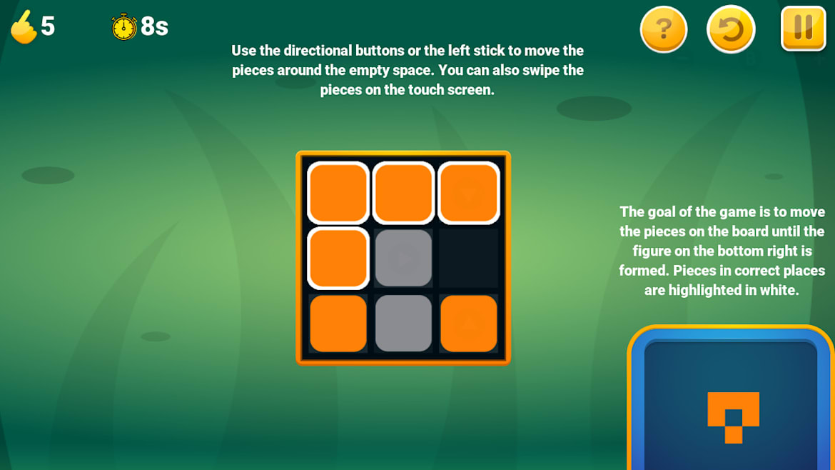 移动方块拼图-Moving Blocks Puzzle-游戏截图-好玩客