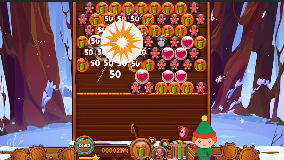圣诞泡泡拼图-Christmas Bubble Puzzle-游戏截图-好玩客