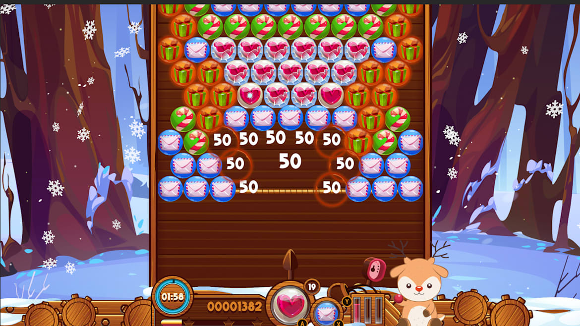 圣诞泡泡拼图-Christmas Bubble Puzzle-游戏截图-好玩客