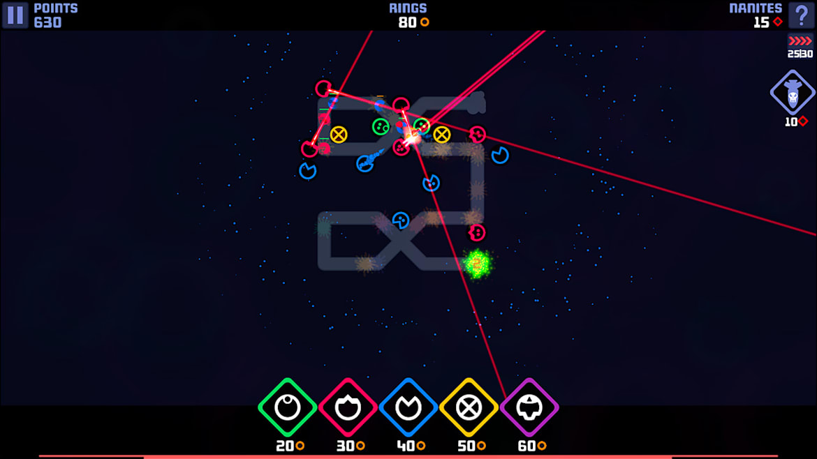 殖民地保卫战：终极极简塔防-Colony Defense: The Ultimate Minimalist Tower Base Defense Game-游戏截图-好玩游戏库