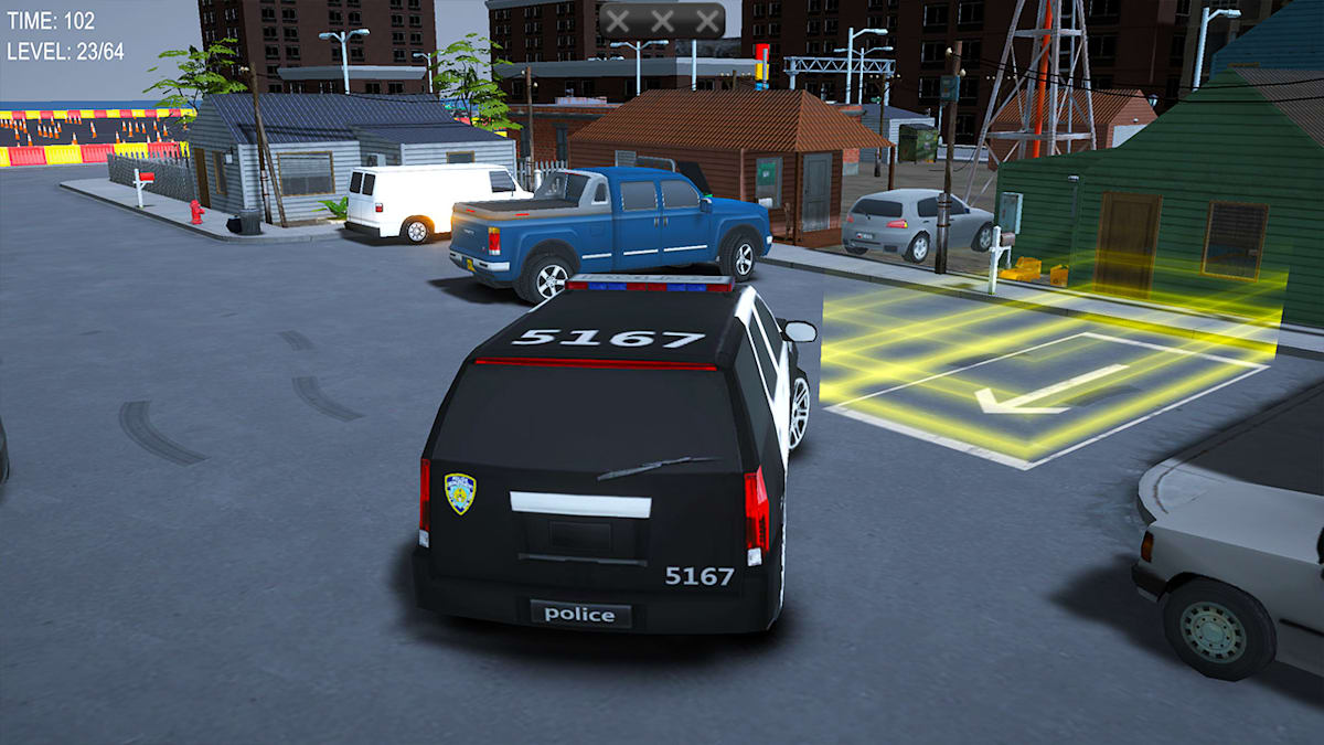 警车驾驶员：城市停车模拟器