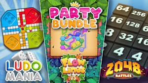 Party Bundle: Ludomania & Flowlines VS & 2048 Battles