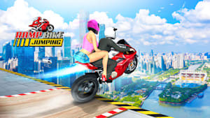 Ramp Bike Jumping