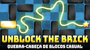 Unblock The Brick: Quebra-cabeça de blocos casual