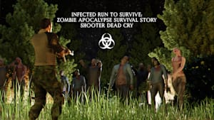 Infected run to Survive: Zombie Apocalypse Survival Story Shooter Dead Cry