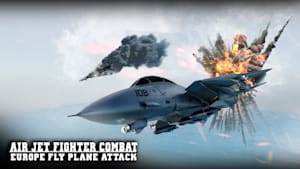 Air Jet Fighter Combat - Europe Fly Plane Attack