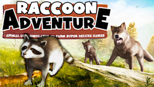 Raccoon Adventure: Animal City Simulator 3D Farm Super Deluxe