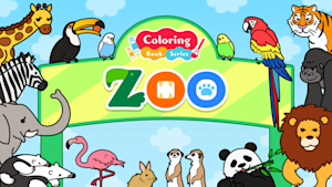 Coloring book series Zoo