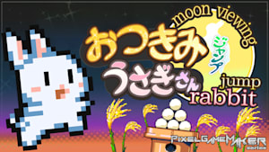 Pixel Game Maker Series Moon Viewing Jump Rabbit
