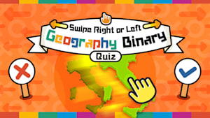 Swipe Right or Left Geography Binary Quiz