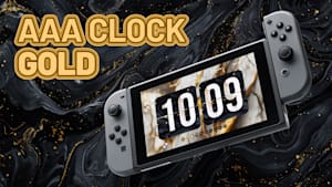 AAA Clock Gold