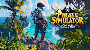 Pirate Simulator - Corsair Skull & Sails Product Image