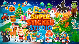 Super Sticker Studio - Creative Sticker Book Game for Kids Product Image