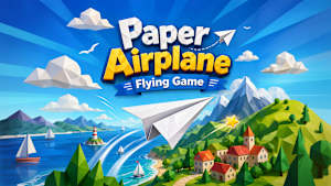  Paper Airplane Flying Game Product Image