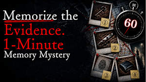 Memorize the Evidence.1-Minute Memory Mystery Product Image