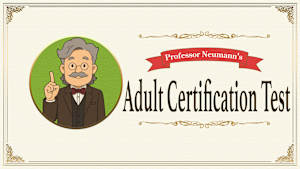 Professor Neumann's Adult Certification Test Product Image