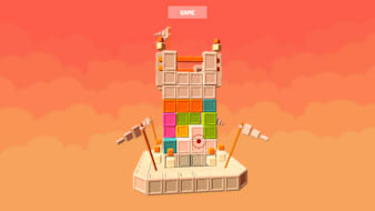 Fortress Building Puzzle - Galaxy Cube Tower Simulator Game 3