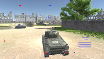 WWII Tanks Battle - World War 2 Heroes Troopers Machines Sim 3