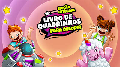 Livro de Quadrinhos Para Colorir - Edição Completa