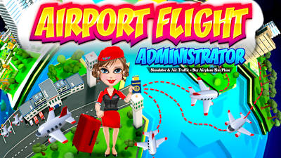 Airport Flight Administrator Simulator & Air Traffic-Sky Airplane Sim Plane Games