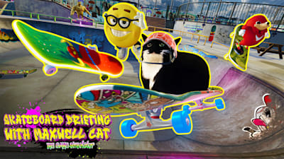 Skateboard Drifting with Maxwell Cat: The Game Simulator