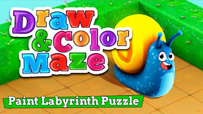 Draw & Color Maze: Paint Labyrinth Puzzle