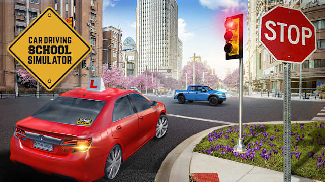 Capa de Car Driving School Simulator
