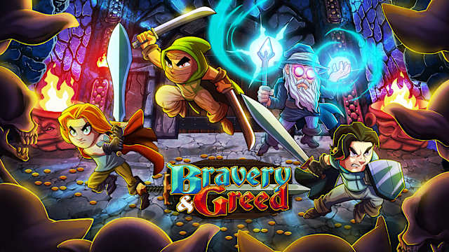 Capa de Bravery and Greed
