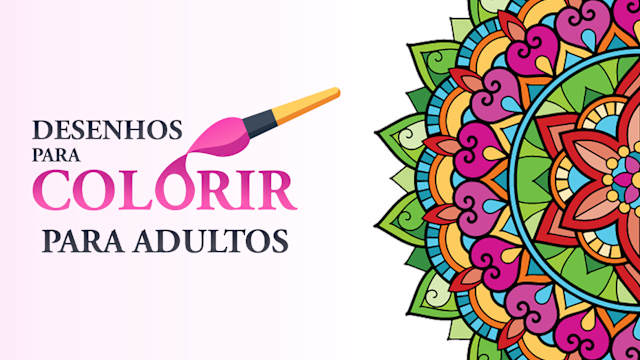 Capa de Desenhos para Colorir para Adultos