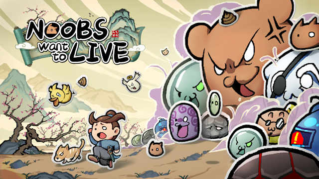 Capa de Noobs Want to Live