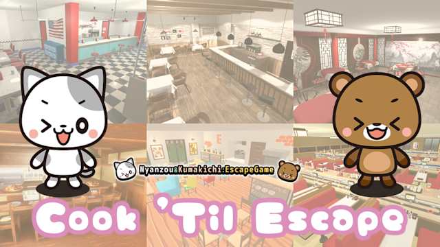 Capa de Cook 'Til Escape～Nyanzou&Kumakichi: Escape Game～
