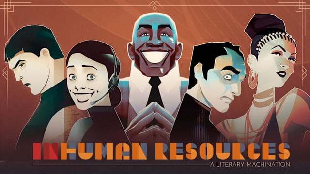 Capa de Inhuman Resources: A Literary Machination