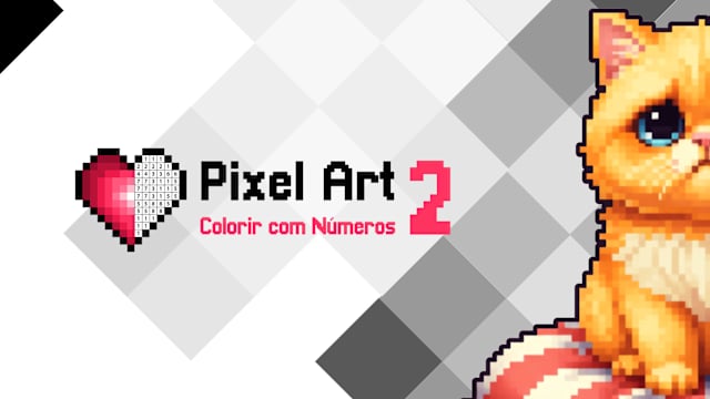 Capa de Pixel Art - Colorir com Números 2