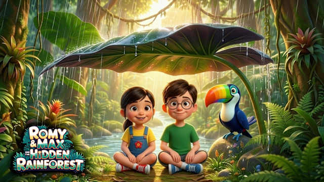 Capa de Romy & Max and the Hidden Rainforest