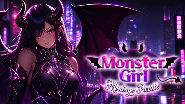 Capa de Monster Girl Montage Puzzle