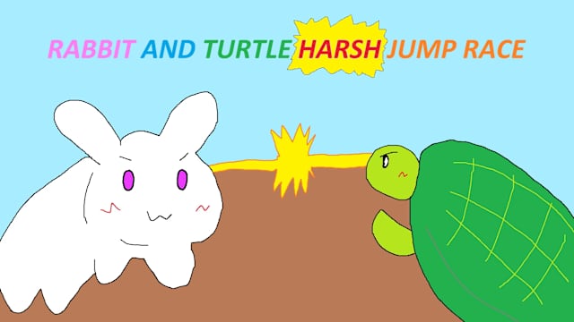 Capa de RABBIT AND TURTLE HARSH JUMP RACE