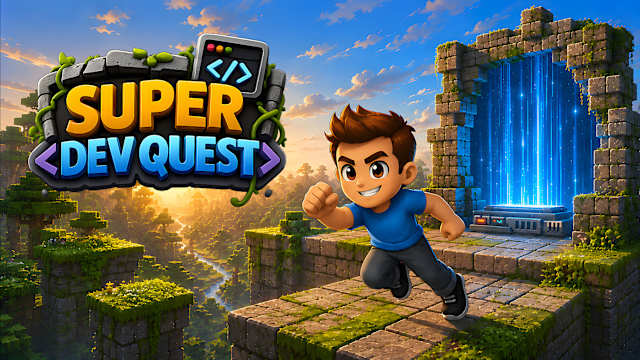 Capa de Super Dev Quest