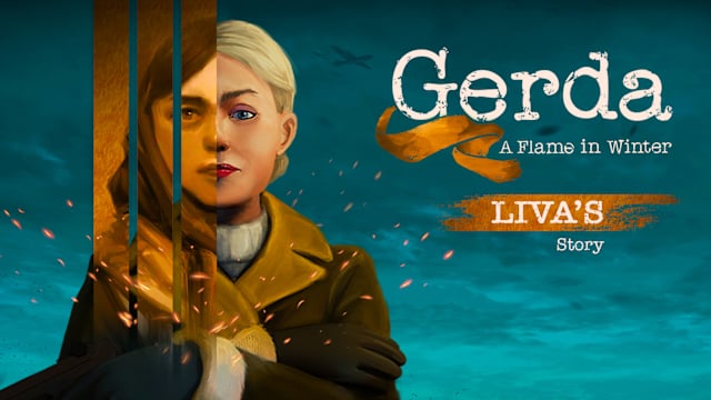 Capa de Gerda: A Flame in Winter - Liva's Story