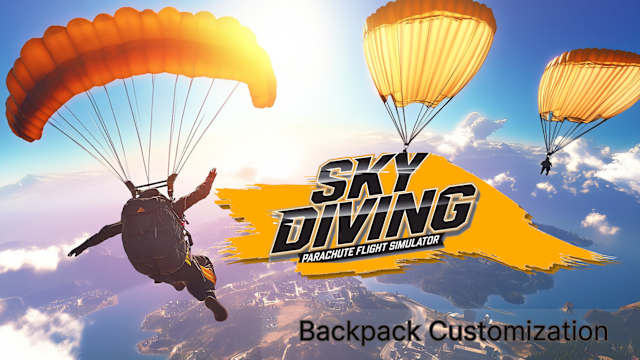 Capa de Sky Diving: Backpack Customization