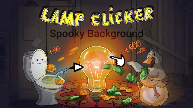 Capa de Lamp Clicker - Spooky Background - DLC